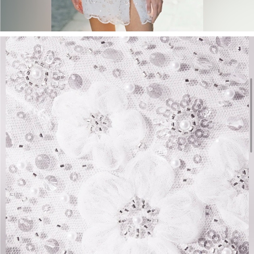 Self-Portrait White Mini Dress - Picture 5 of 11